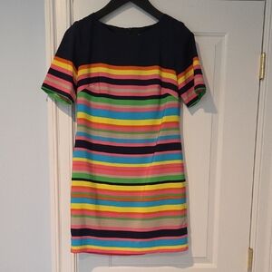 Trina Turk Multicolor Striped Mini Dress